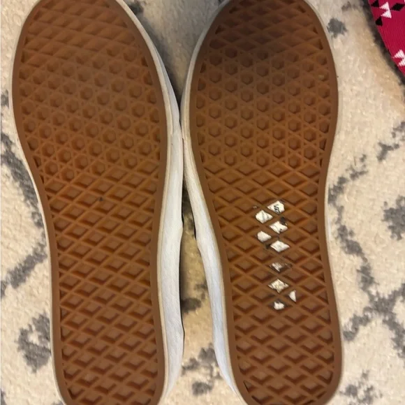 Vans Red and White Santa Slip-On Sneakers - Picture 2 of 4